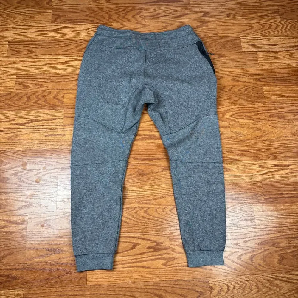 Nike Sportswear Tech Fleece Jogger Sweatpants Carbon Heather Gray Mens Sz L
